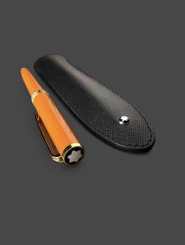 Montblanc orange ballpoint - montblanc,