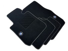 Tappetini compatibili per BMW Serie 1 E87 dal 2004 al 2013 2 ricami