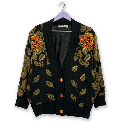 Cardigan vintage lana - cardigan,