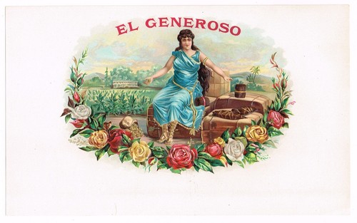 Originale c1900 scatola sigari - originale,