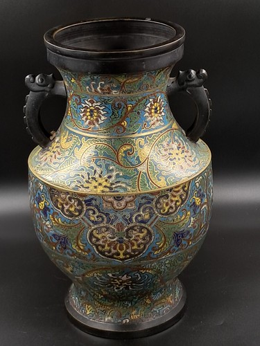 Top antico vaso cloisonné
