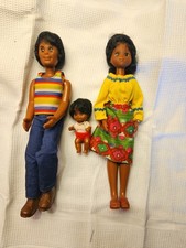THE SUNSHINE FAMILY 1973 AFRICAN AA HAPPY FAMILY MATTEL VINTAGE DOLLS VERY RARE
