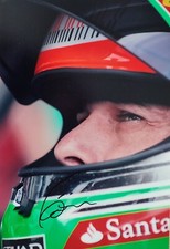 photo signée Giancarlo Fisichella  F1 Formule 1 sport auto autographe Ferrari 