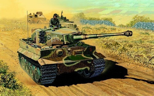 Kfz tiger late zimmerit - late,