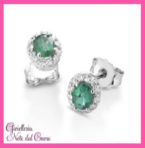 Orecchini oro bianco - in, 18k