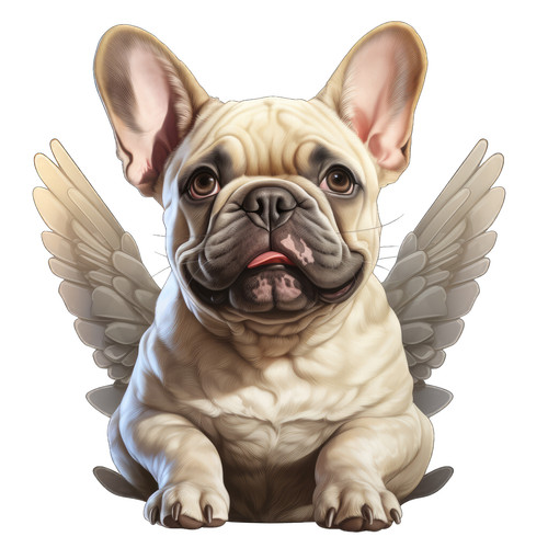 Bulldog francese cane auto