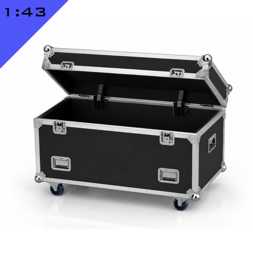 Flight case road trunk - case,, 1:43