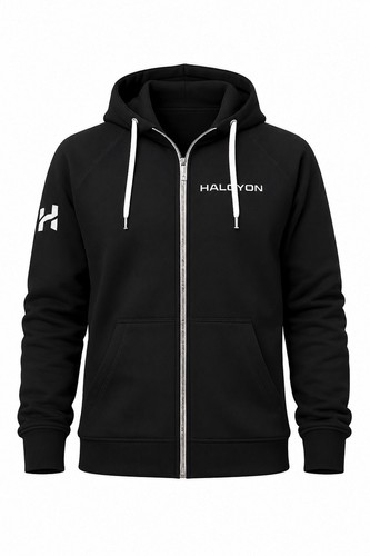 Felpa halcyon zip sweatshirt - halcyon,