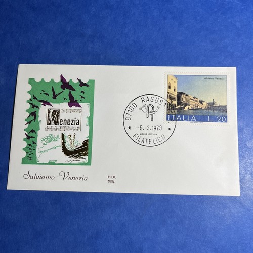 Salviamo venezia 1973 - venezia, fdc