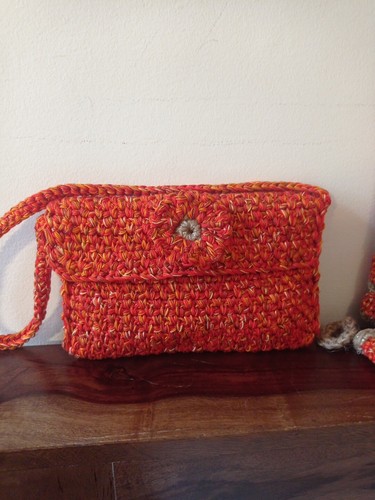 Borsa fatta mano crochet - fatta, a