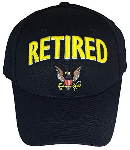 Usn navy ritirato ricamato - navy,
