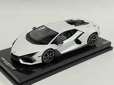 1/18 MR Collection Lamborghini Revuelto In Siderale White Su Base In Carbonio