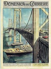 DOMENICA DEL CORRIERE 1961/10=PONTE GENOVA CON PROGETTO=UMBERTO NOBILE=SCI UOVO