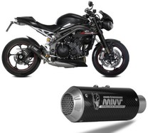 Terminale di scarico MK3 MIVV Carbonio TRIUMPH SPEED TRIPLE R/S/RS 2018 > 2020