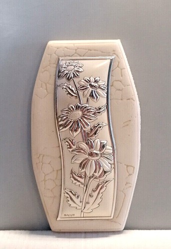 Quadro argento fiori - quadro, argento,