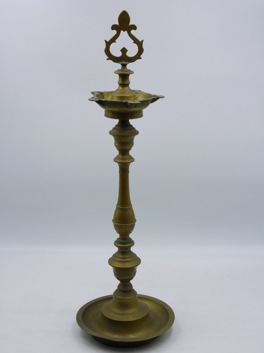 Lampada olio ottone indiana