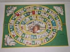 Gioco dell'oca Marca STELLA SOLO Tabellone Di Carta Vintage Art.1676