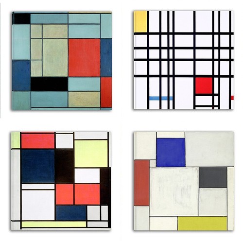 Quadri moderni piet mondrian - quadri,