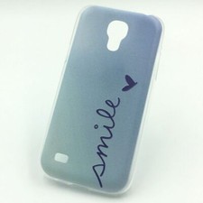 Custodia Cellulare Protettiva per Samsung Galaxy S4 Mini Bumper Cover Blu