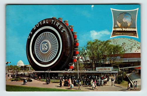 Cartolina fiera mondiale - cartolina, ny