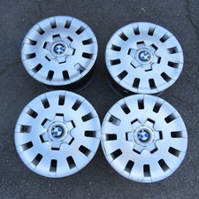 Set 4 cerchi in alluminio e copricerchi BMW Serie 3 E46 98-06 6,5x15 5x120 77730