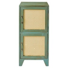 COMODINO COUNTRY CHIC VERDE