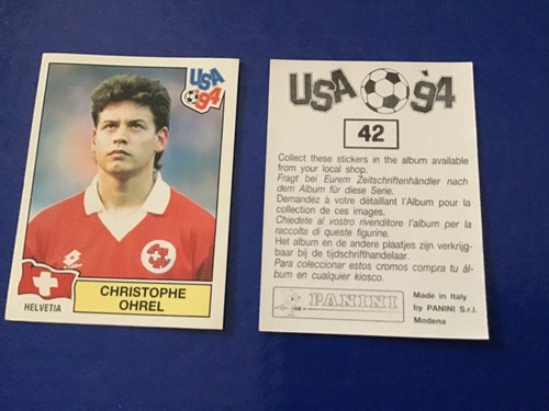 Panini world cup usa - cup, 94
