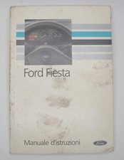 FORD FIESTA 1990 LIBRETTO USO E MANUTENZIONE ISTRUZIONE MANUALE ITALIANO