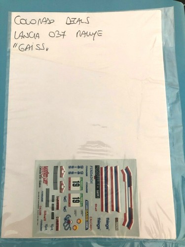 Colorado decals lancia 037 - decals,