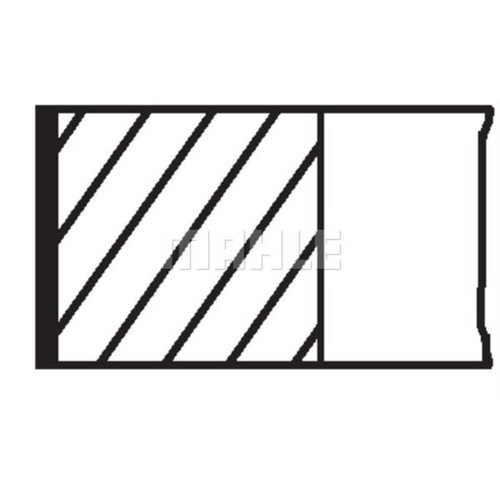 Kit anelli pistone mahle pinza - pistone,