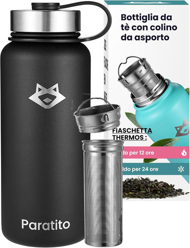 Bottiglia termica litro in - bottiglia,