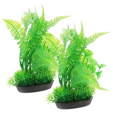  2 Pcs Piante Acquario Finte