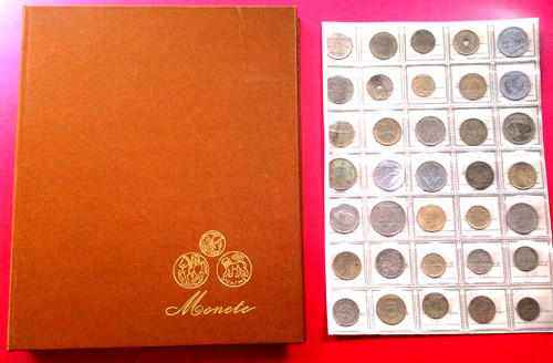 Raccoglitore con 120 monete - , in
