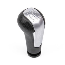 Pomello Leva del Cambio per Chevrolet Spark M200 M300 5 Marce Plastica Argento