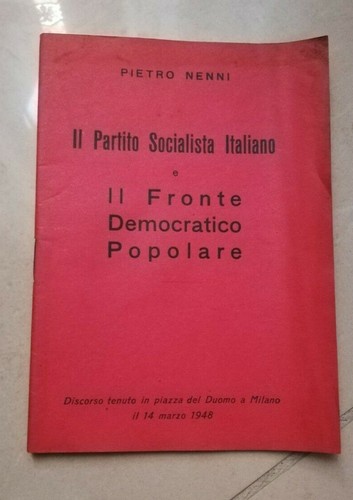 Nenni partito socialista - il,