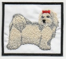 PATCH RICAMO TOPPA CANE RAZZA