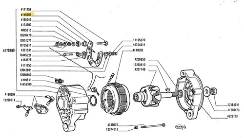 Fiat 850 dino - 850, piastra