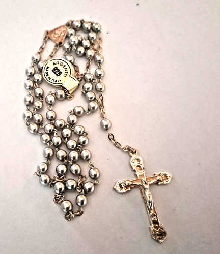 Rosario argento 925 con - in,