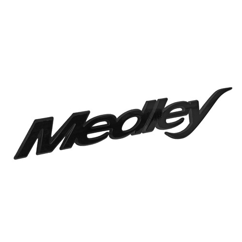 Targetta logo adesivo medley - adesivo,
