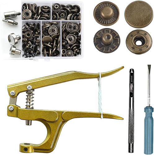 Set bottoni pressione con - set, a
