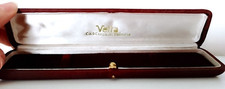 VETTA la marca di fiducia 50/60s scatola per orologio fine da donna borgogna