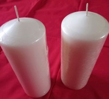 2 grandi candele a colonna