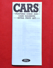 FORD 1988 48 pagine LISTINO
