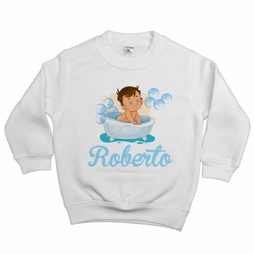 Felpa bambino personalizzata