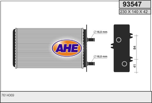Radiatore stufa autobianchi - radiatore,
