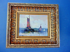 Huile sur toile MARINE signée