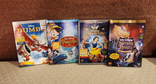 Lot disney dvds dumbo - lot, 4