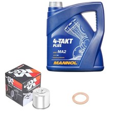 Honda VT 1300 CX SC61A 2015, MANNOL 10W40 4L, K&N Ölfilter Set