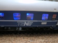 Roco 45615 - FS/TEN TransEuroNotte illuminata led blu e personaggi