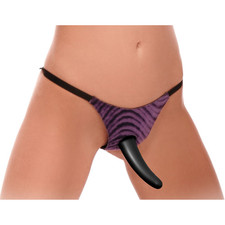 Strap-On Dildo Curvo Nero